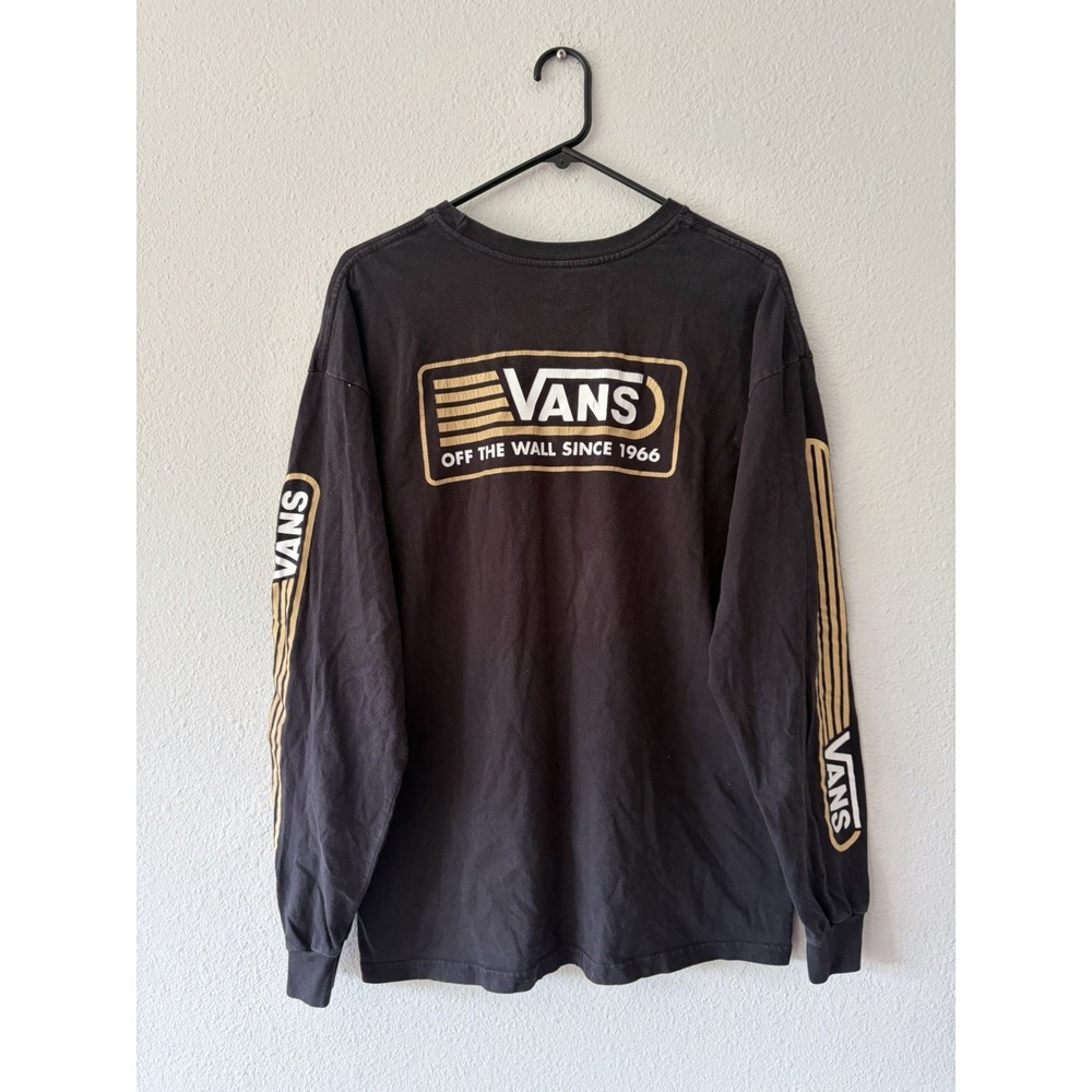 Vans Off The Wall long sleeve t shirt Medium Y2K Skating Classic‎ Oversized Fit